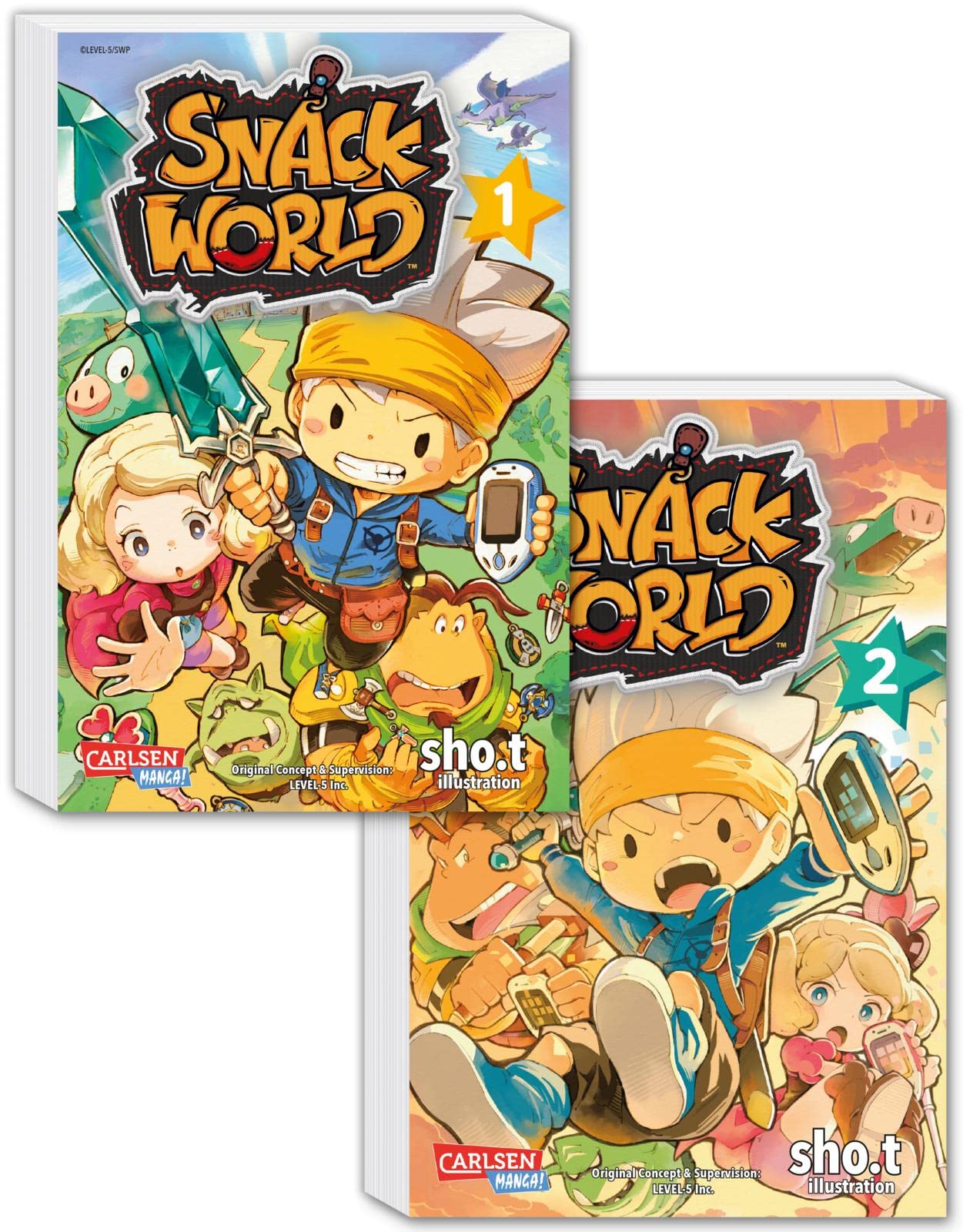 Snack World Komplettpack 1-2 Manga