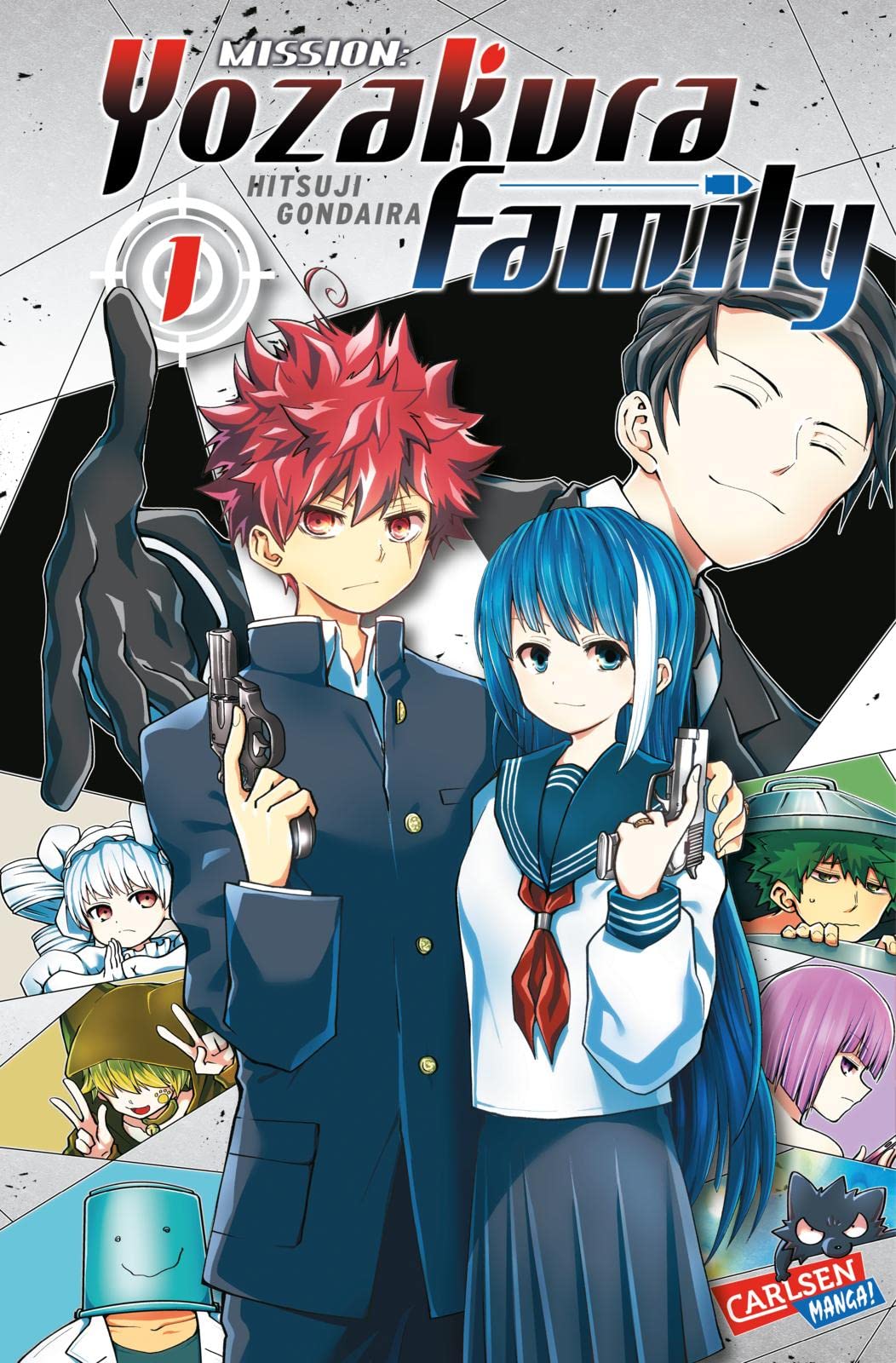 Mission: Yozakura Family 1: Actionreiche Spionage-Comedy-Manga-Serie ab 12 Jahren über eine Agenten-Familie mit Superkräften Manga