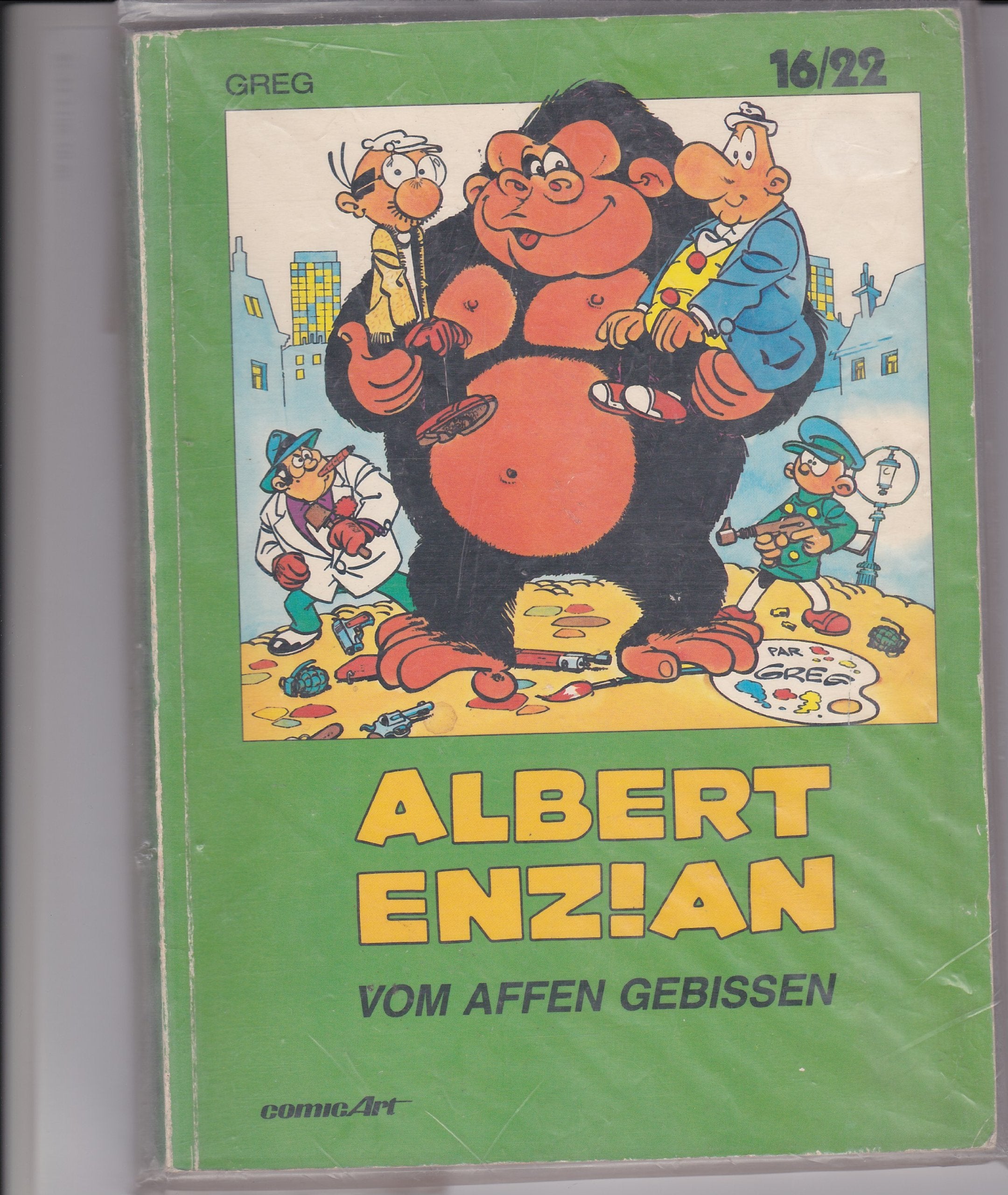 Albert Enzian. Vom Affen gebissen Manga