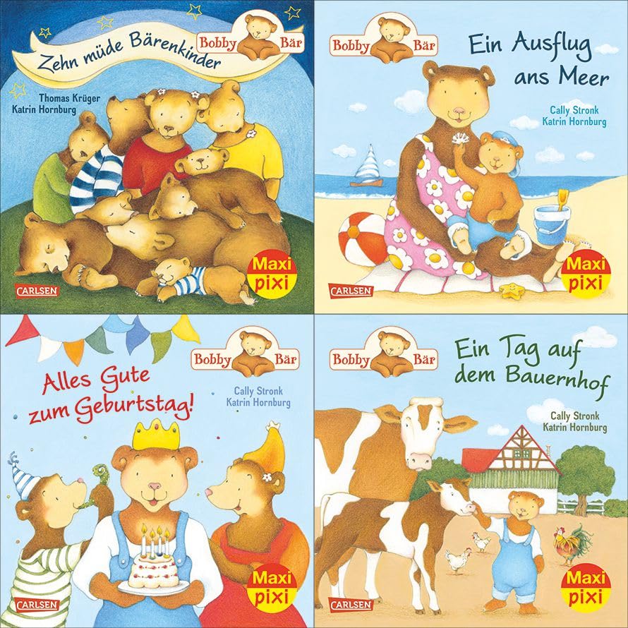 Product Image: Maxi-Pixi-Serie Nr. 46: 4er Bundle: Bobby Bär
