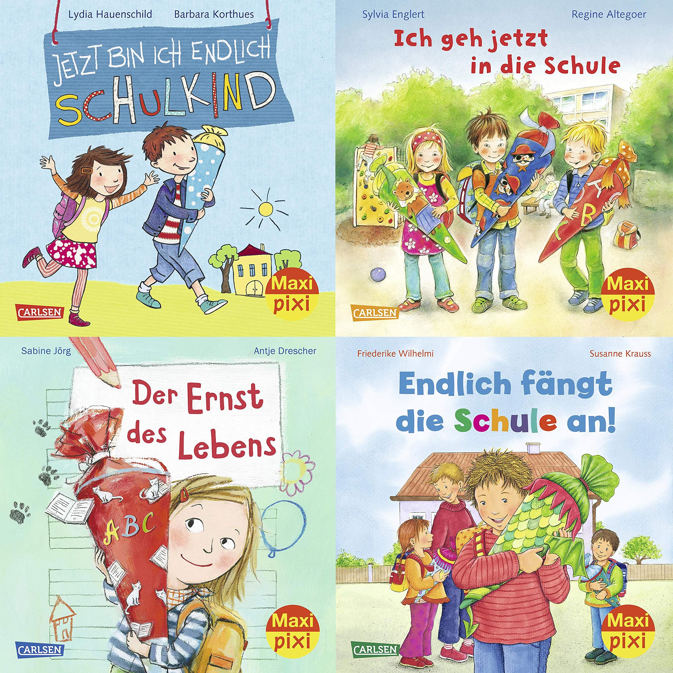 Maxi-Pixi-4er-Set 56: Die Schule geht los (4x1 Exemplar) (56) Novels & Short Stories