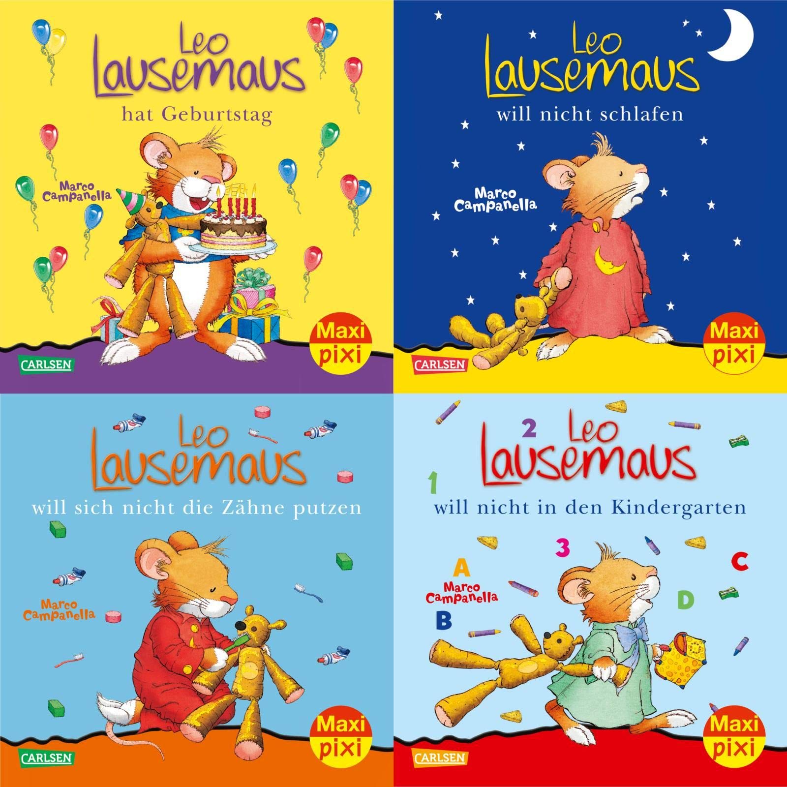 Maxi-Pixi-4er-Set 14: Leo Lausemaus (4x1 Exemplar) (14) Novels & Short Stories