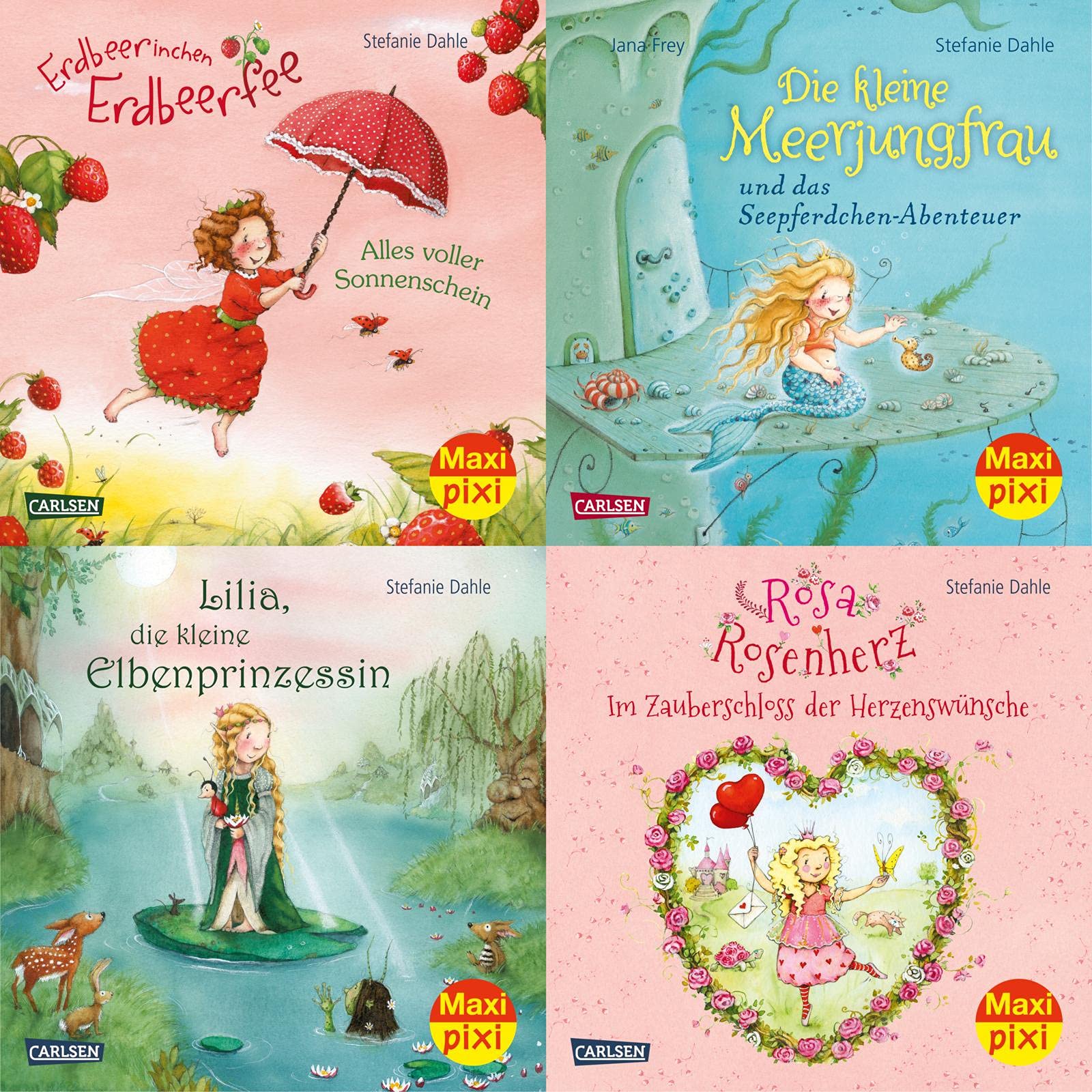 Maxi-Pixi-4er-Set 87: Stefanie Dahle (4x1 Exemplar): 4 Minibücher für Kinder ab 3 Jahren (87) Non-fiction