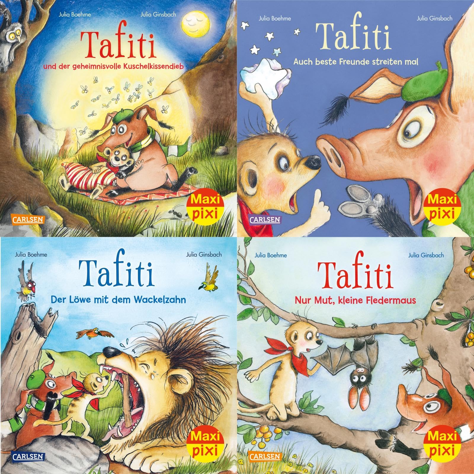 Maxi-Pixi-4er-Set 93: Abenteuer mit Tafiti (4x1 Exemplar): 4 Minibücher für Kinder ab 3 Jahren (93) Non-fiction