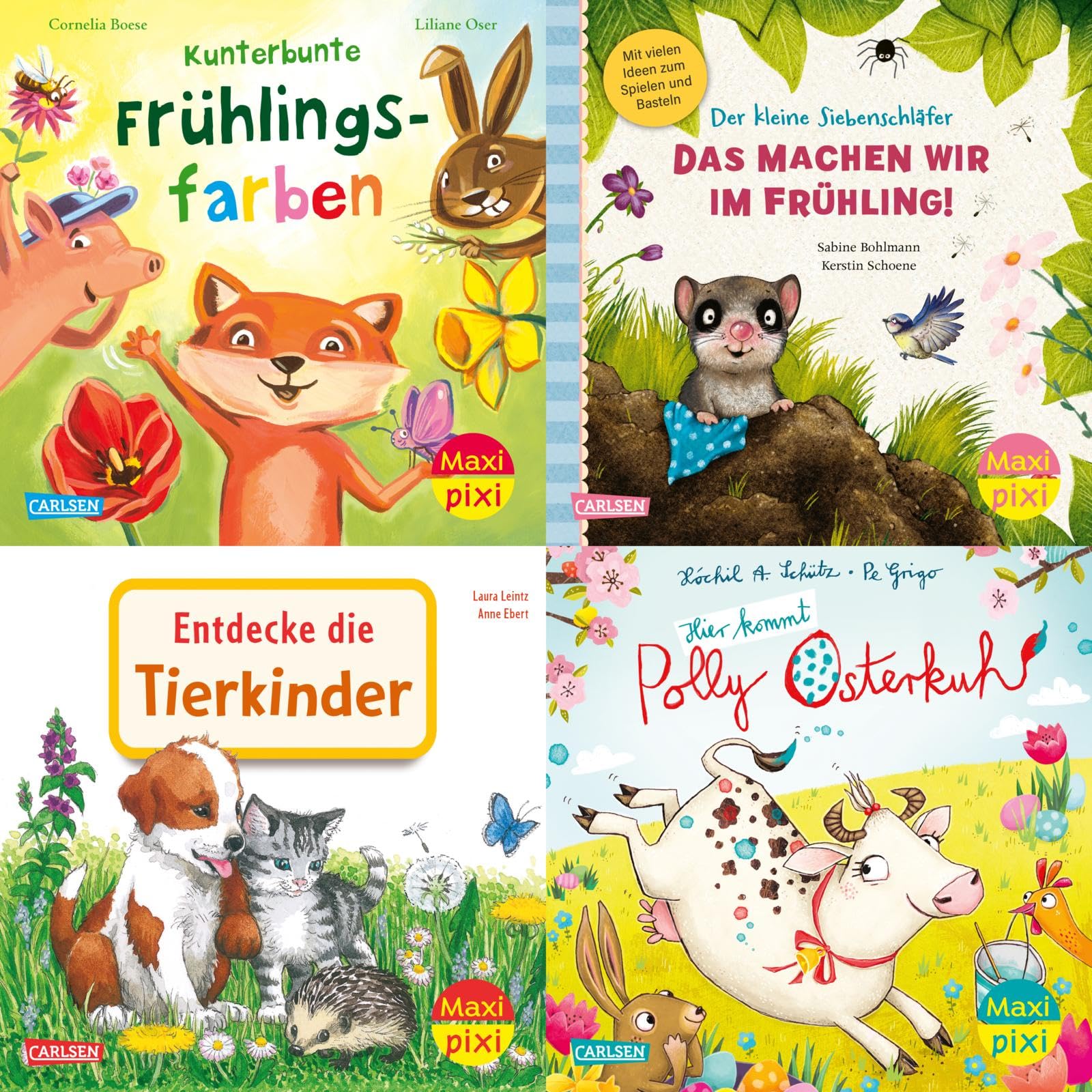 Maxi-Pixi-4er-Set 116: Bunter Frühlingsspaß (4x1 Exemplar) (116) Garden & Plants