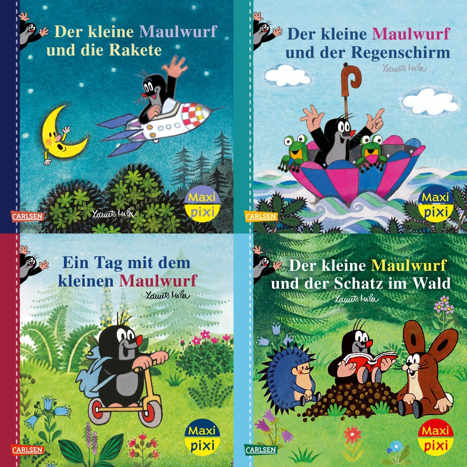 Maxi-Pixi-4er-Set 117: Neue Abenteuer mit dem kleinen Maulwurf (4x1 Exemplar) Non-fiction