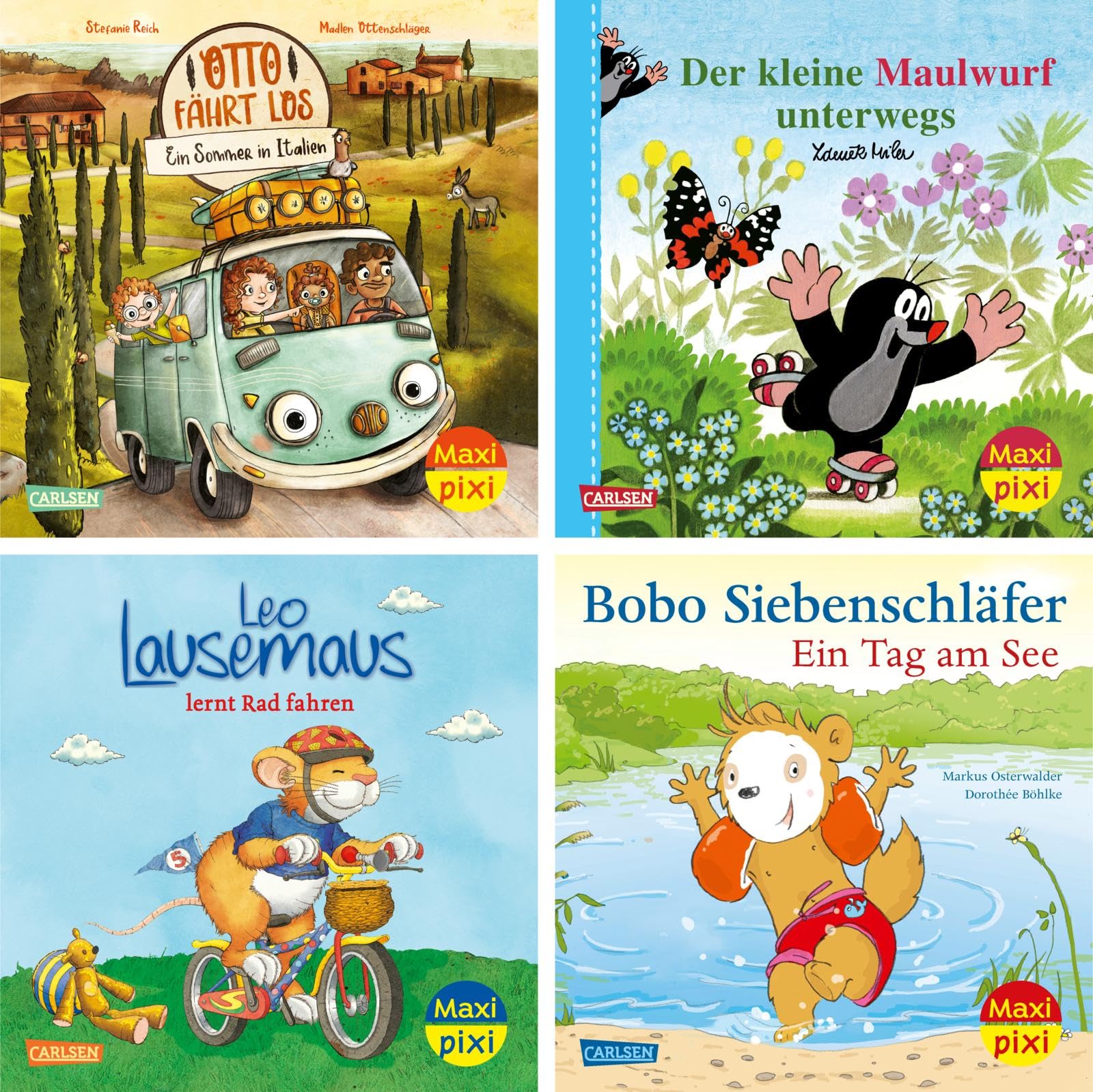 Maxi-Pixi-4er-Set 127: Draußen unterwegs (4x1 Exemplar) book