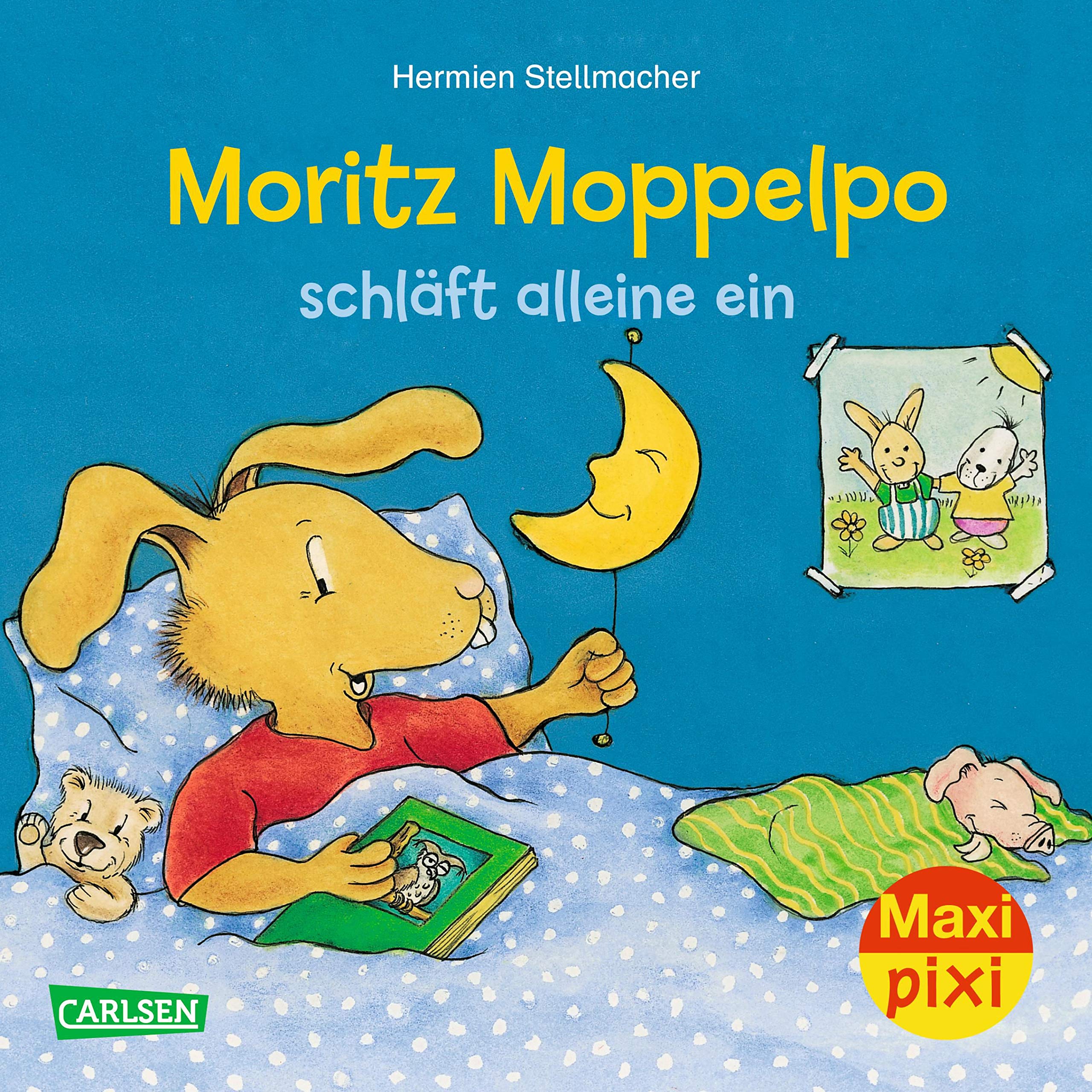 Moritz Moppelpo schläft alleine ein book