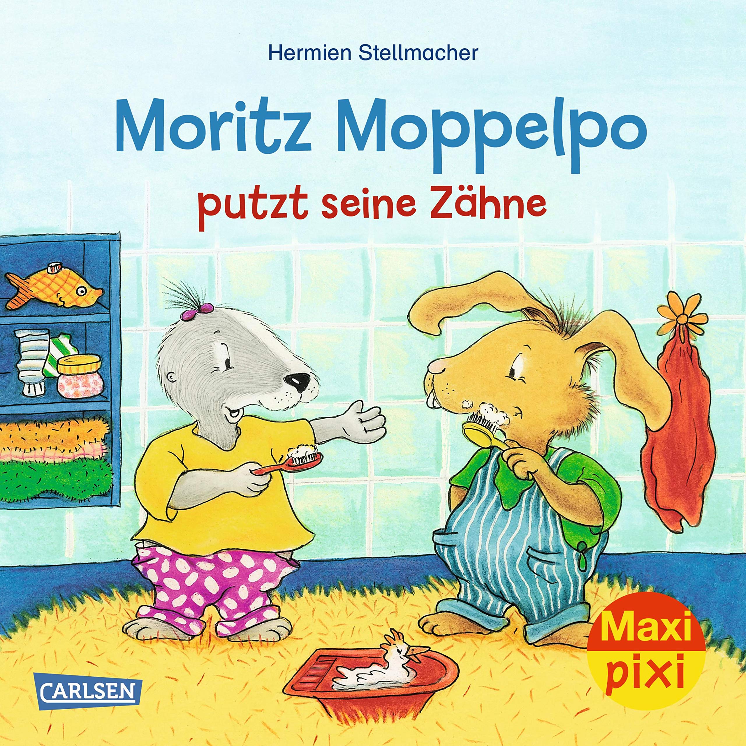 Maxi Pixi 294: Moritz Moppelpo putzt seine Zähne book