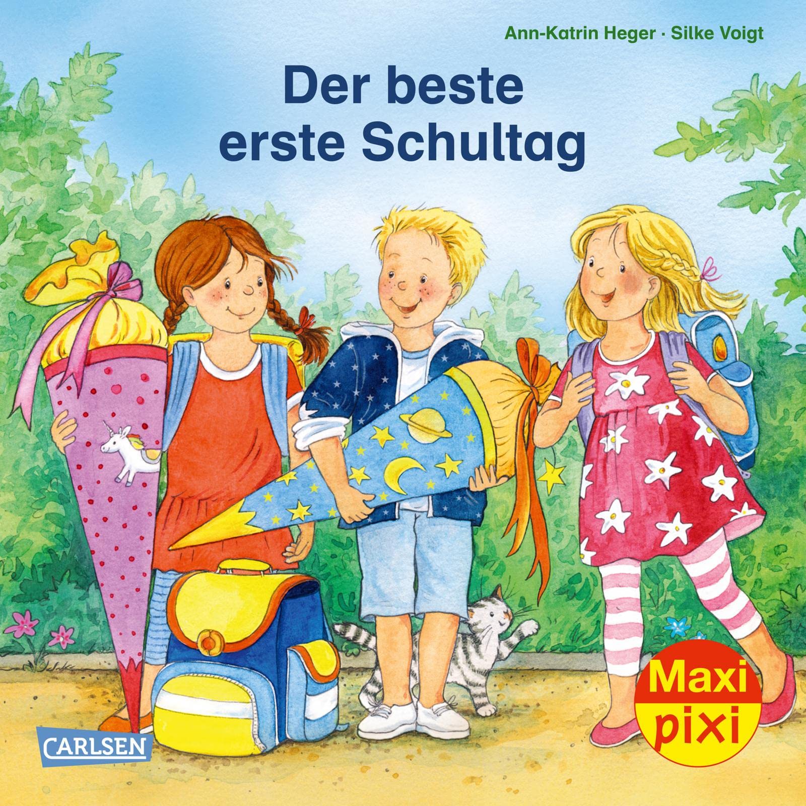 Maxi Pixi 395: Der beste erste Schultag: LeseBilderBuch mit Vignetten (395) book