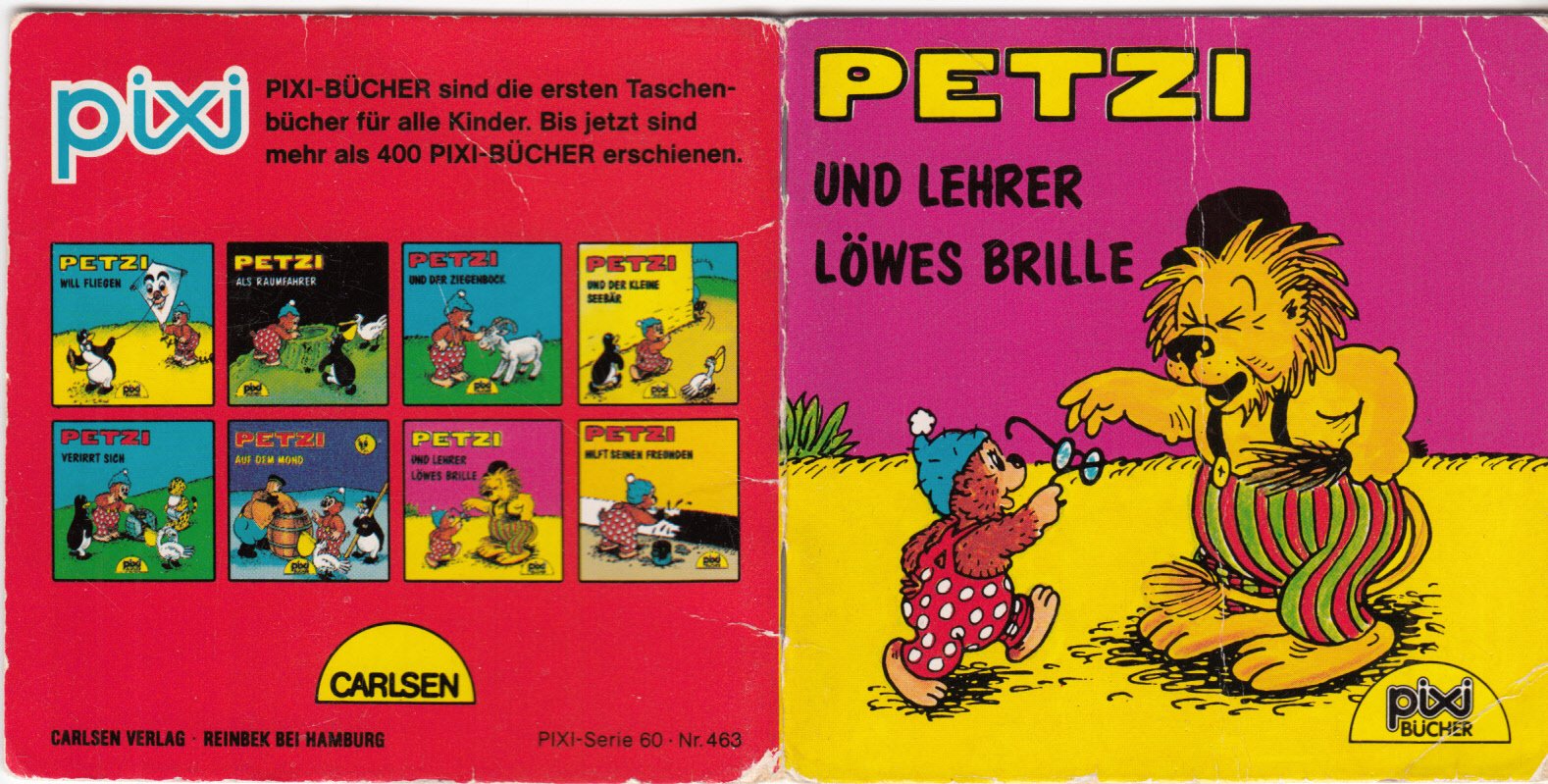 PETZI und Lehrer Löwes Brille - Ein Pixi-Buch 463 - Einzeltitel aus Pixi-Serie 60 Books