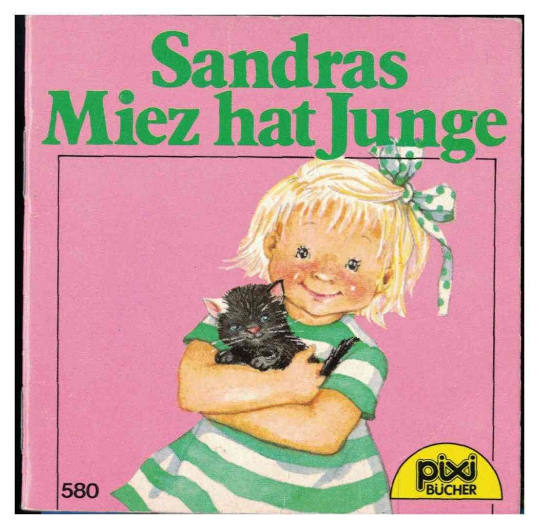 Sandras Miez hat Junge PIXI Buch Nr. 580 aus der PIXI Bücher Serie72 Books