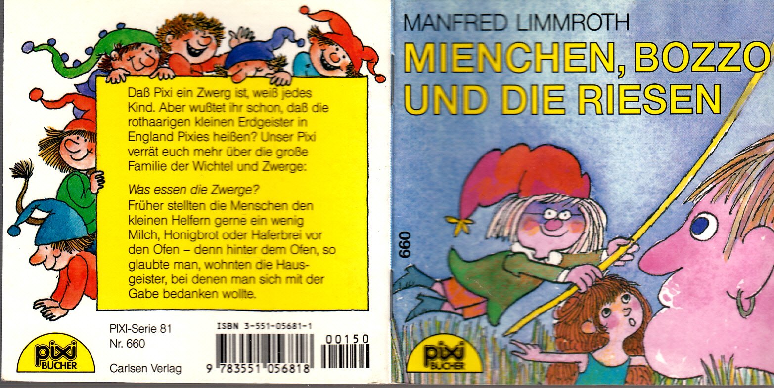 Pixi Bücher Nr 660 Mienchen, Bozzo und die Riesen Books