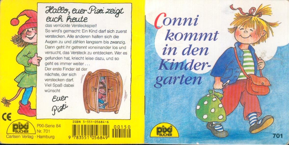Pixi-Bücher Nr. 701: Conni kommt in den Kindergarten : eine Geschichte Books