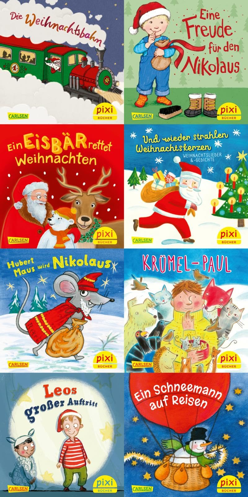 Pixi-8er-Set 37: Frohe Weihnachten mit Pixi (8x1 Exemplar) Novels & Short Stories