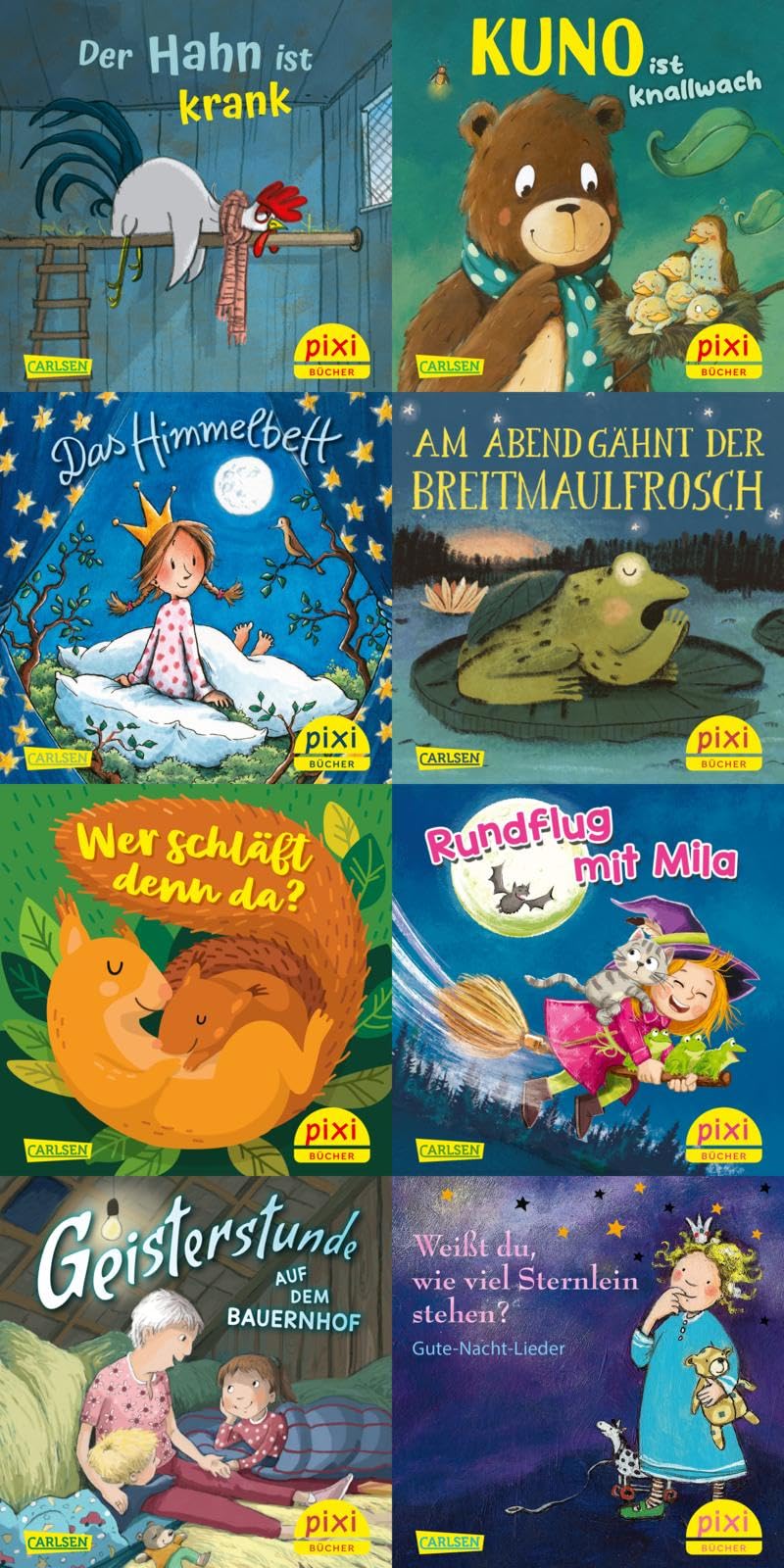 Pixi-8er-Set 292: Schlaf schön mit Pixi (8x1 Exemplar) (292) Non-fiction