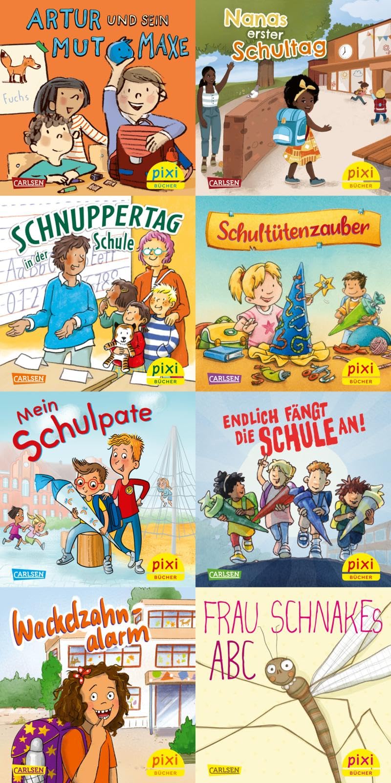 Pixi-8er-Set 304: In die Schule mit Pixi (8x1 Exemplar) (304) Non-fiction
