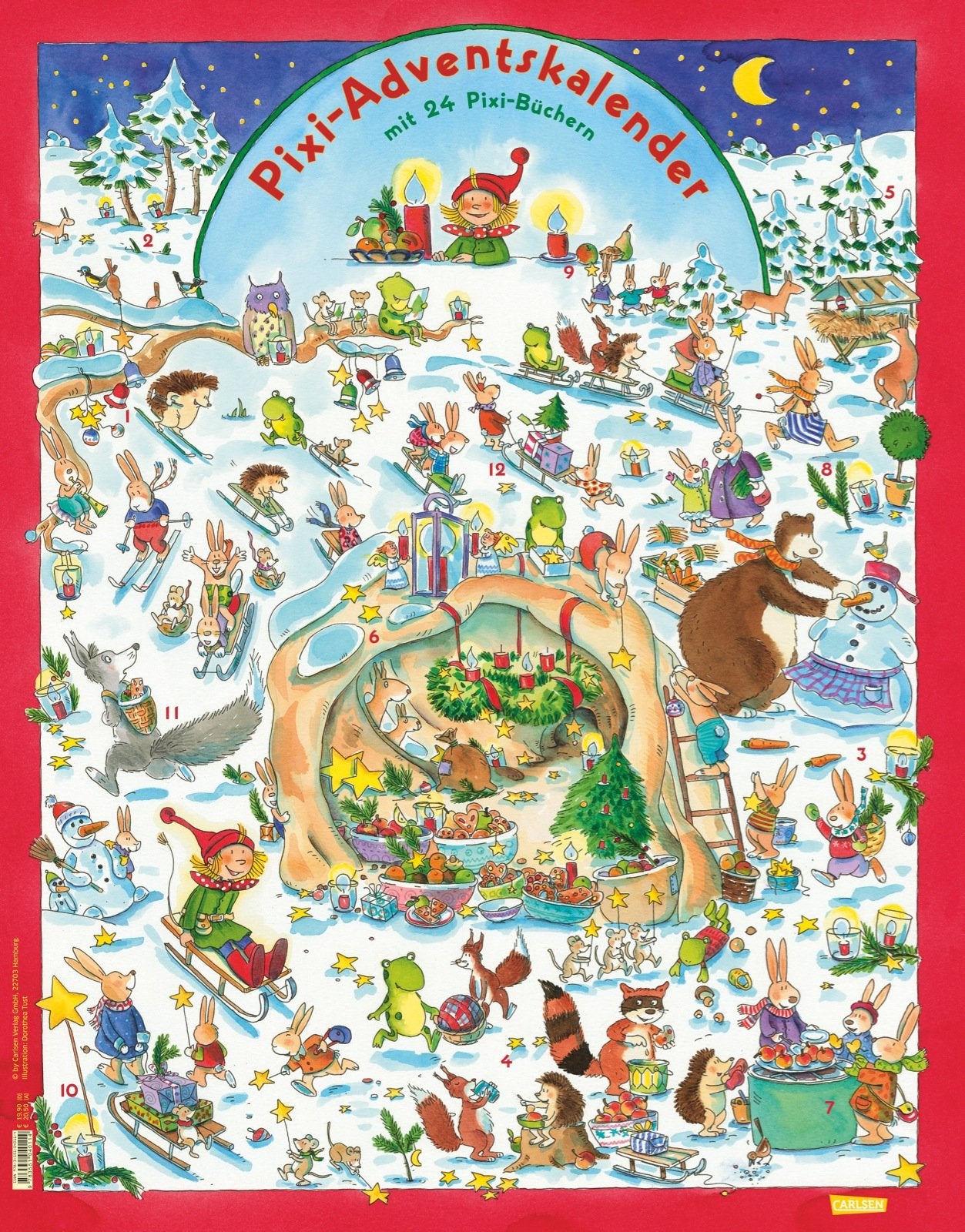 Pixi Adventskalender: Wendekalender mit 24 Pixi-Büchern - darunter zwei große Maxi-Pixi! (Ausgabe 2014) Calendars