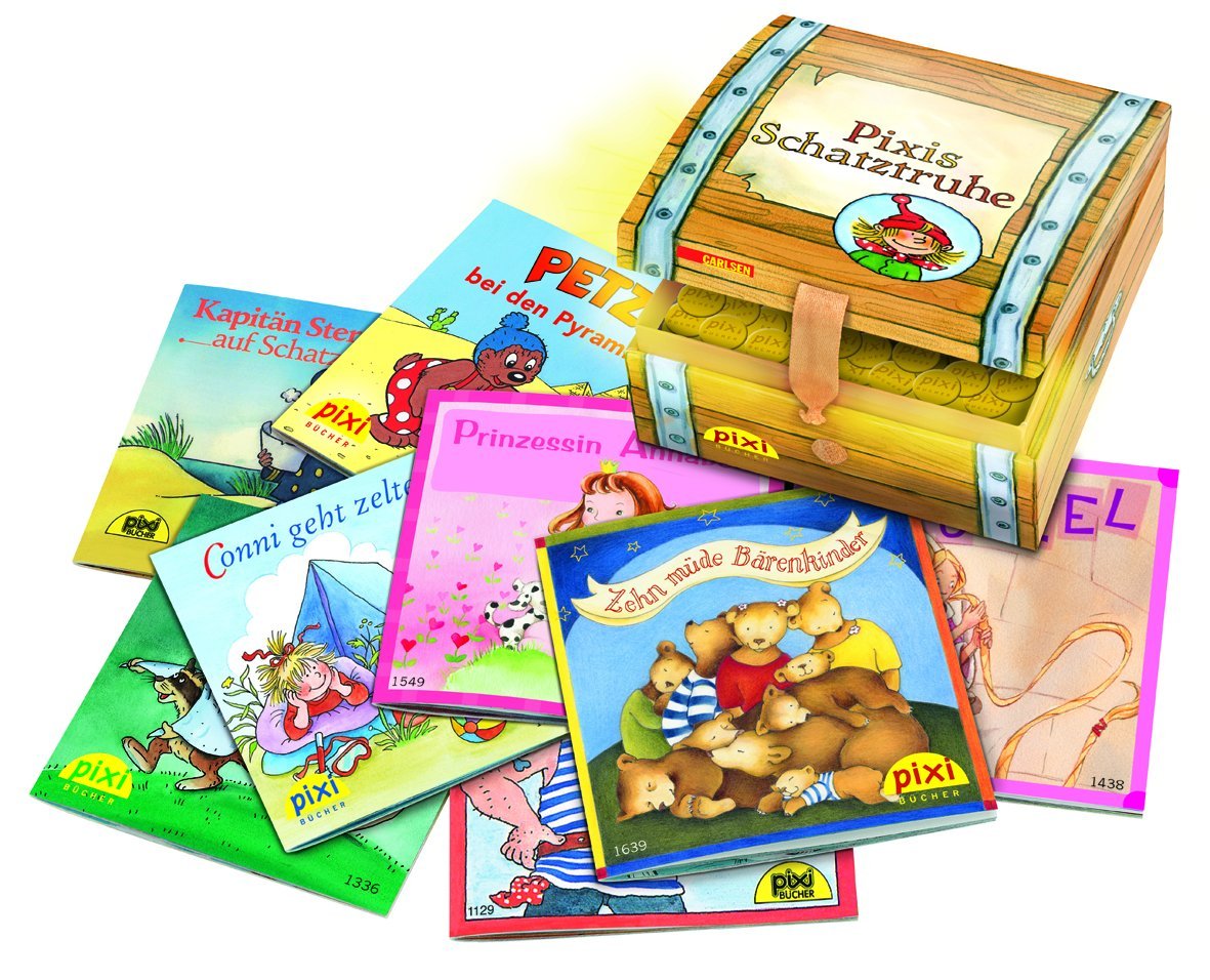 Sonderaktion: Pixis Schatztruhe: 8 beliebte Pixis für Jungen und Mädchen: 8 beliebte Pixis für Jungen und Mädchen: Prinzessin Annabell; Zehn müde ... Rapunzel; Kapitän Sternhagel auf Schatzsuche Children's books