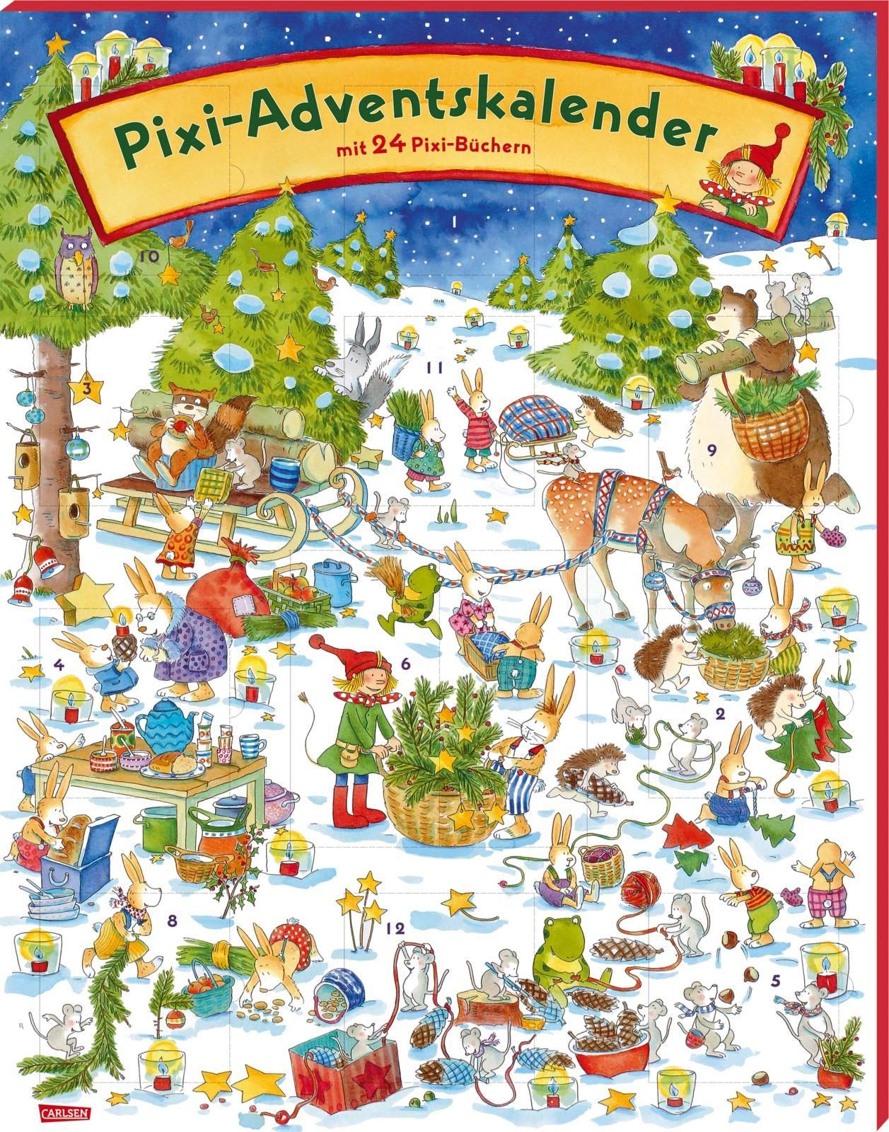 Pixi Adventskalender 2019: Adventskalender mit 22 Pixi-Büchern und 2 Maxi-Pixi Novels & Short Stories