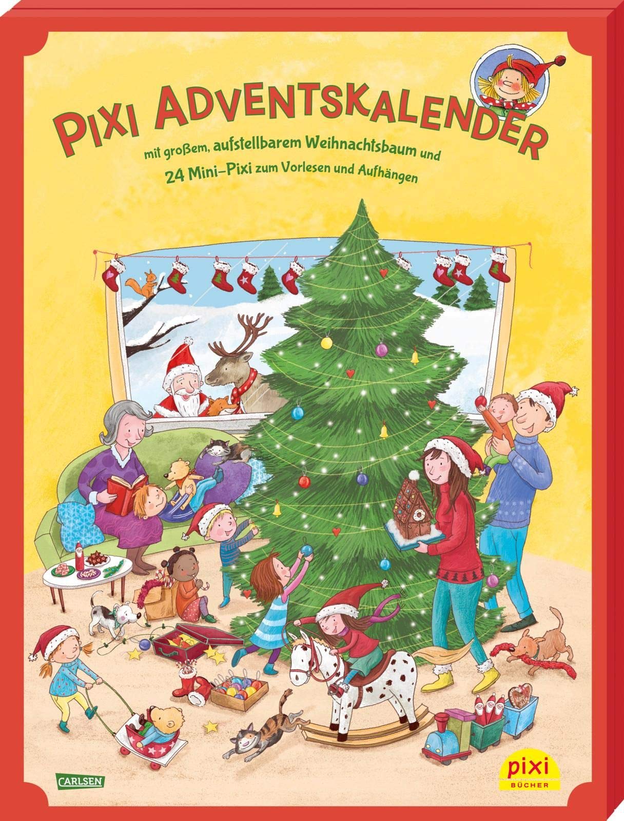 Pixi Adventskalender mit Weihnachtsbaum 2019: mit 24 Mini-Pixi Novels & Short Stories