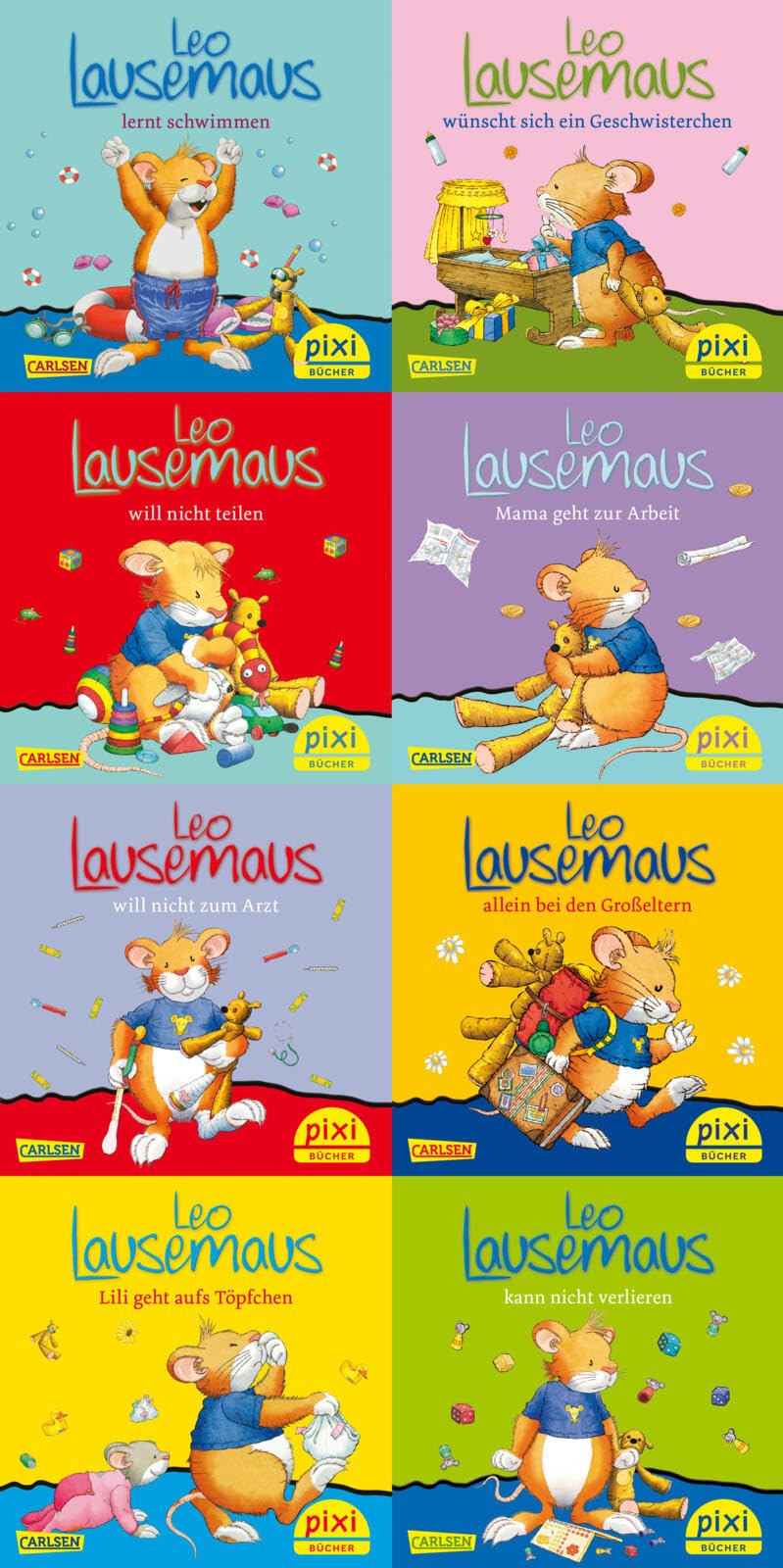 Pixi-8er-Set 219: Leo Lausemaus (8x1 Exemplar) Novels & Short Stories