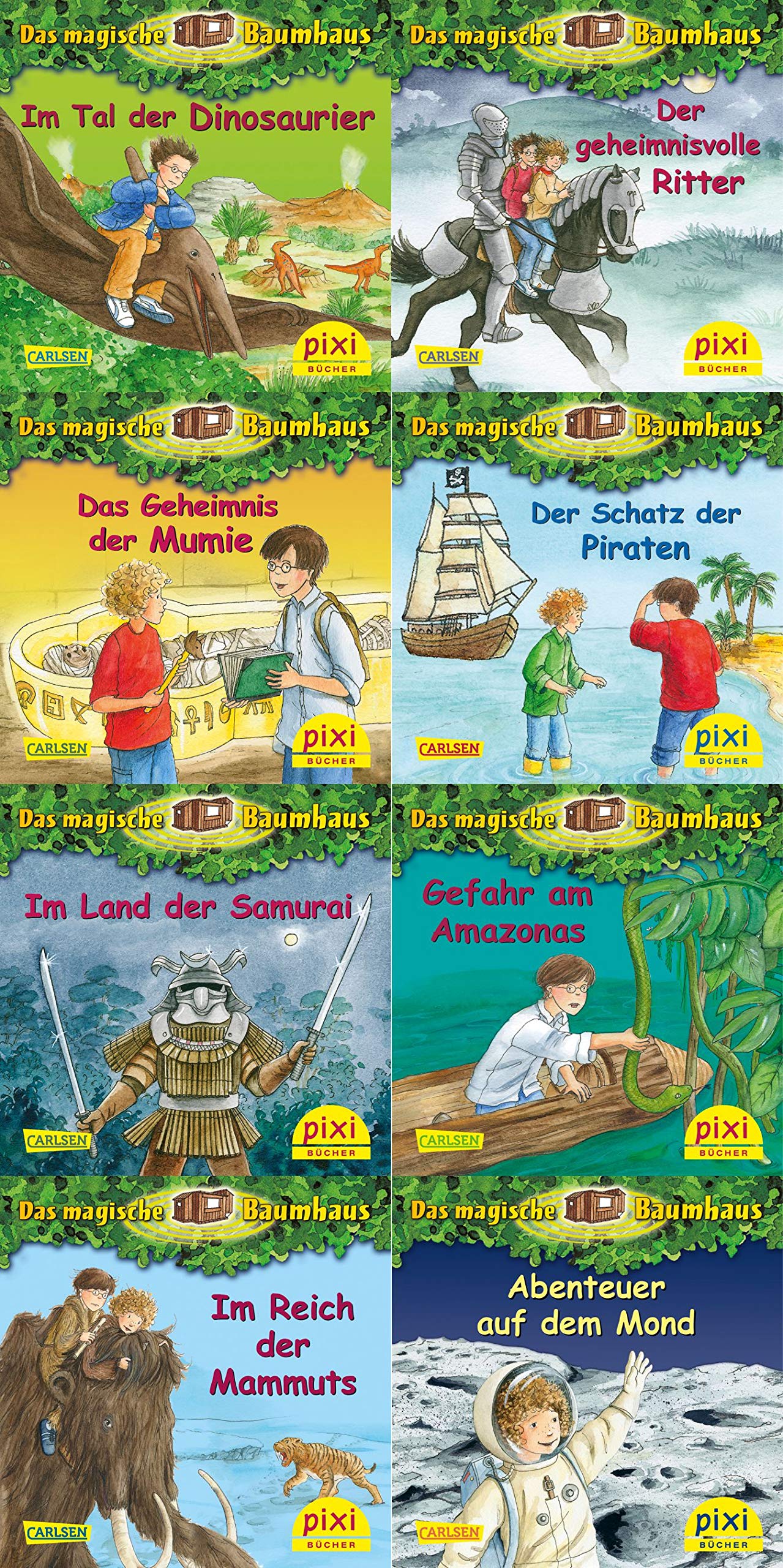 Pixi-8er-Set 236: Das magische Baumhaus (8x1 Exemplar) Novels & Short Stories