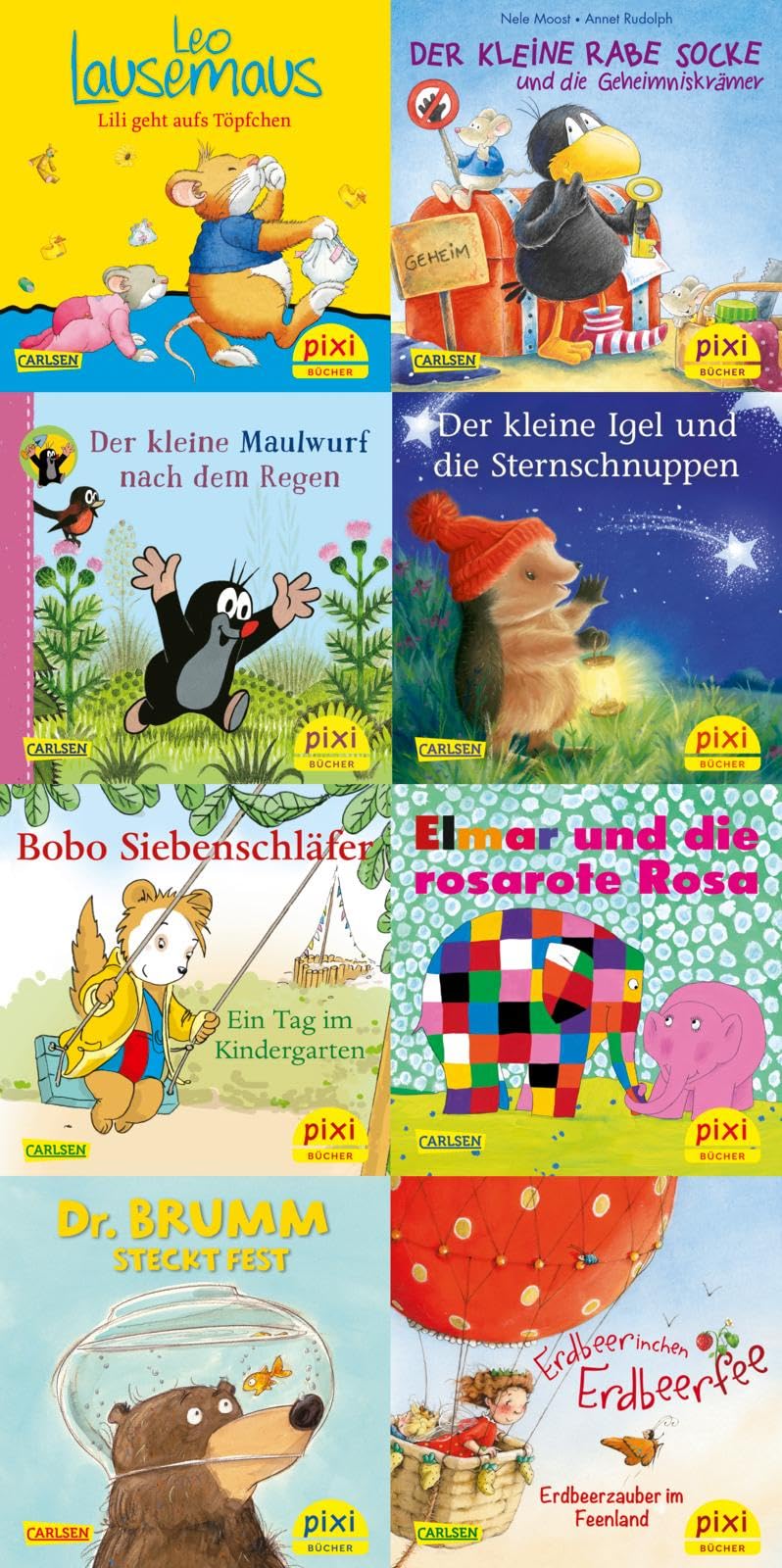 Pixi-8er-Set 254: Die beliebtesten Bilderbuch-Helden bei Pixi (8x1 Exemplar) (254) Novels & Short Stories