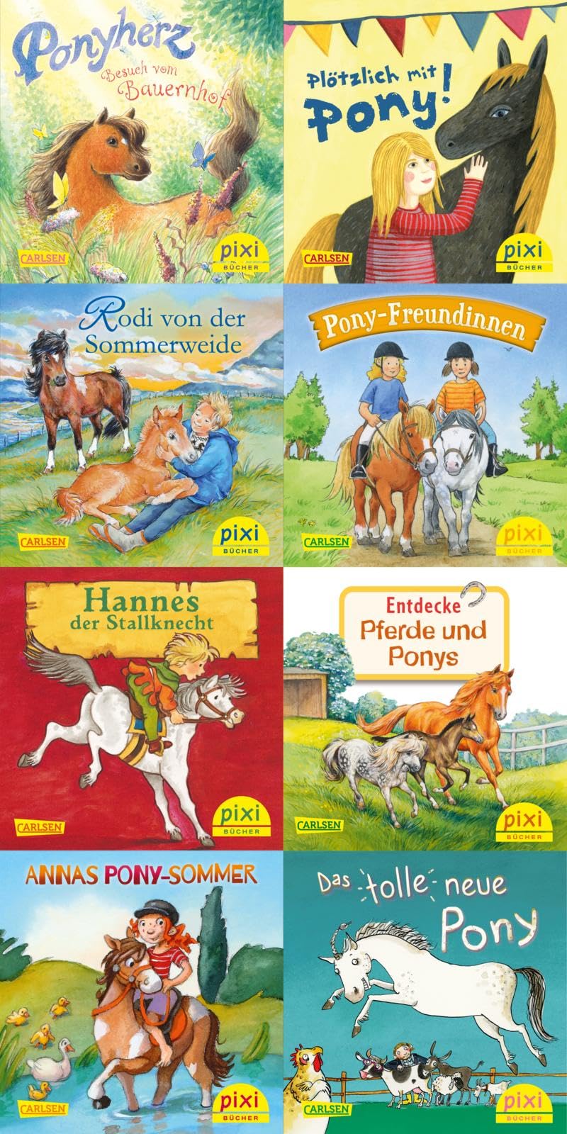 Pixi-8er-Set 259: Ponygeschichten mit Pixi (8x1 Exemplar) (259) Leisure & Fun