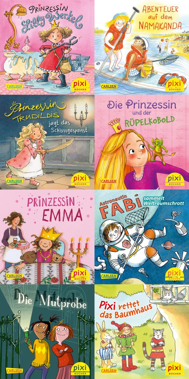 Pixi-8er-Set 272: Starke Mädchen bei Pixi (8x1 Exemplar) (272) Novels & Short Stories