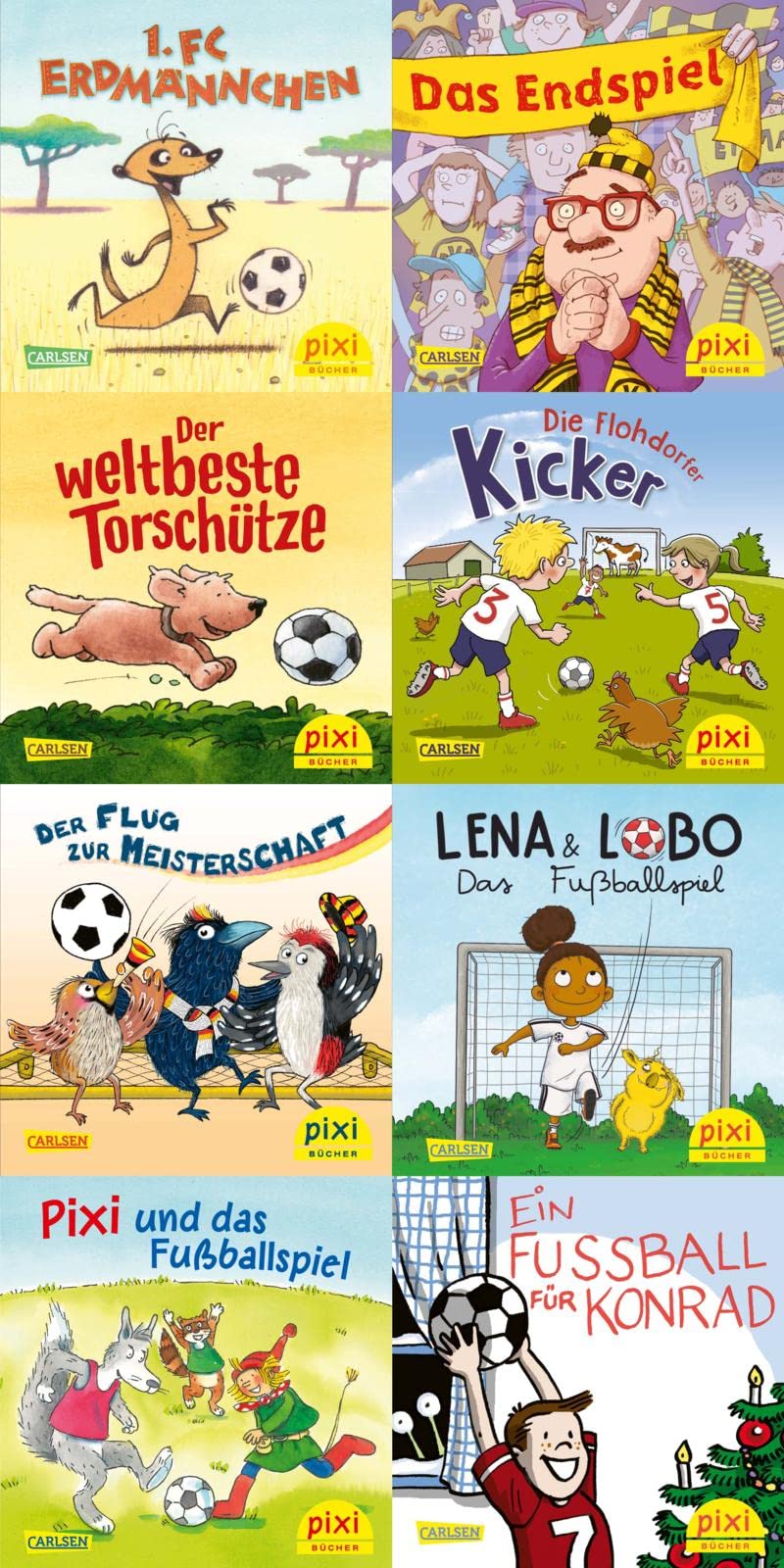 Pixi-8er-Set 285: Pixi und seine Fußball-Freunde (8x1 Exemplar) Garden & Plants