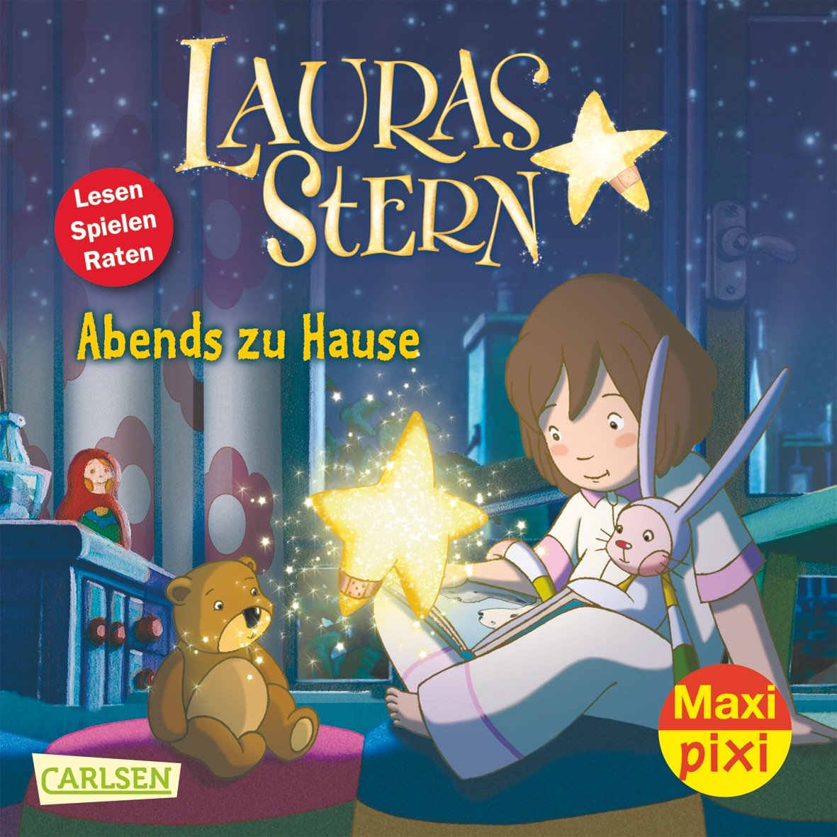 Maxi-Pixi 73: Lauras Stern - Abends zu Hause: Spiele und Rätsel book