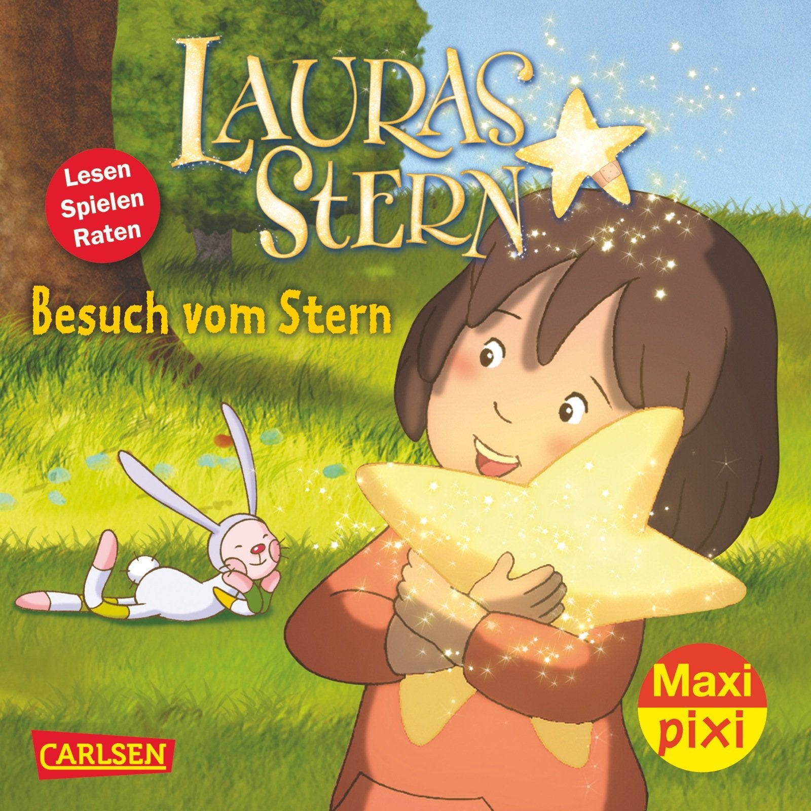 Maxi-Pixi 74: Lauras Stern - Besuch vom Stern: Spiele und Rätsel book