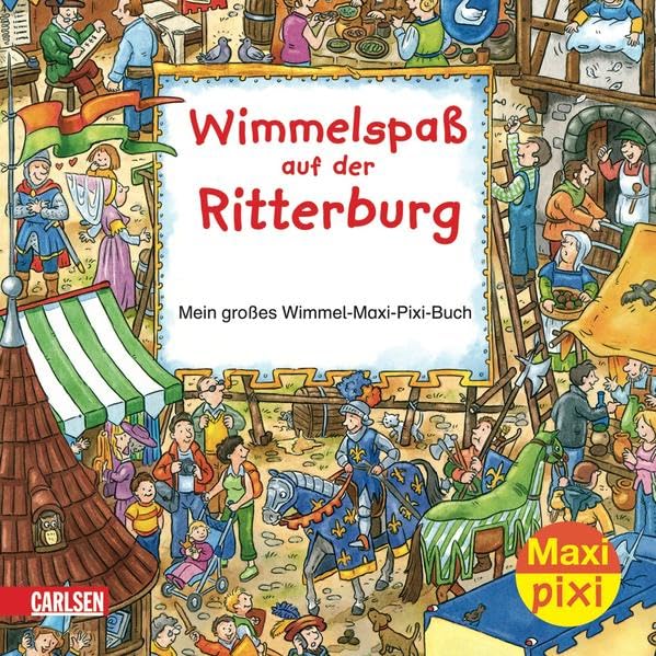 Maxi-Pixi Nr. 5: VE 5 Wimmelspaß auf der Ritterburg: Mein großes Wimmel-Maxi-Pixi-Buch Children's books