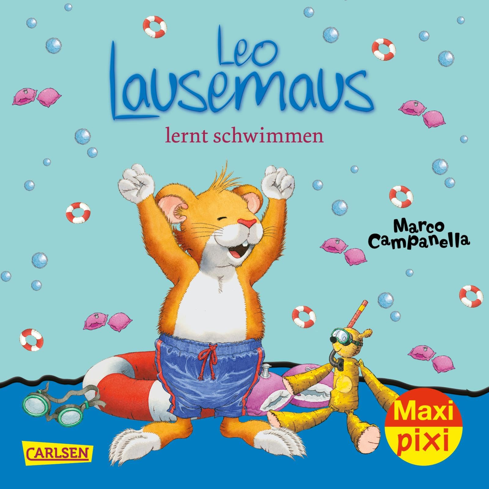 Maxi Pixi 255: VE 5 Leo Lausemaus lernt schwimmen (5 Exemplare) (255) Non-fiction