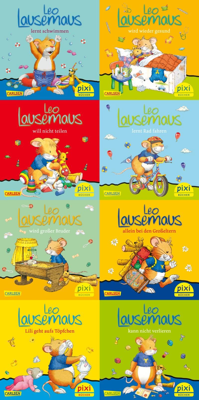 Pixi-Box 219: Leo Lausemaus (8x8 Exemplare) Novels & Short Stories
