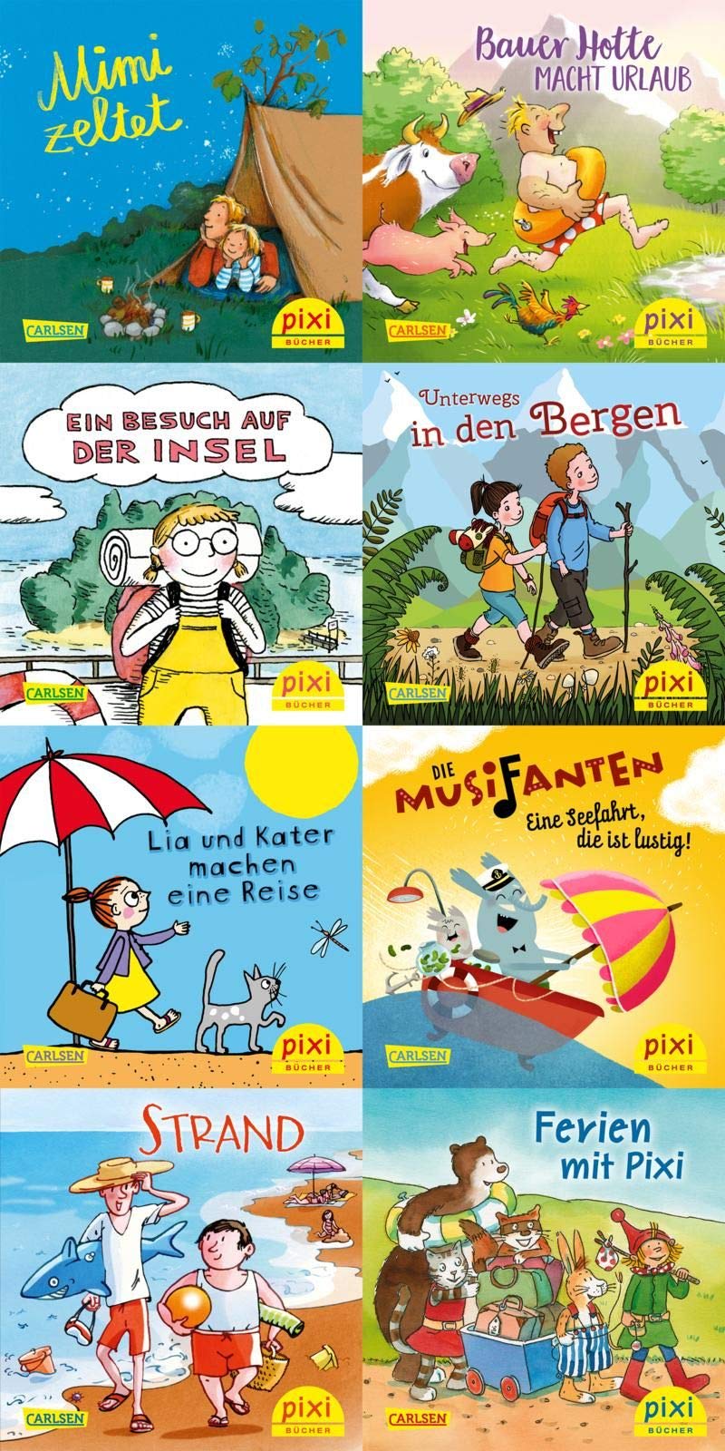 Pixi-Box 268: In die Ferien mit Pixi (8x8 Exemplare) (268) Poetry