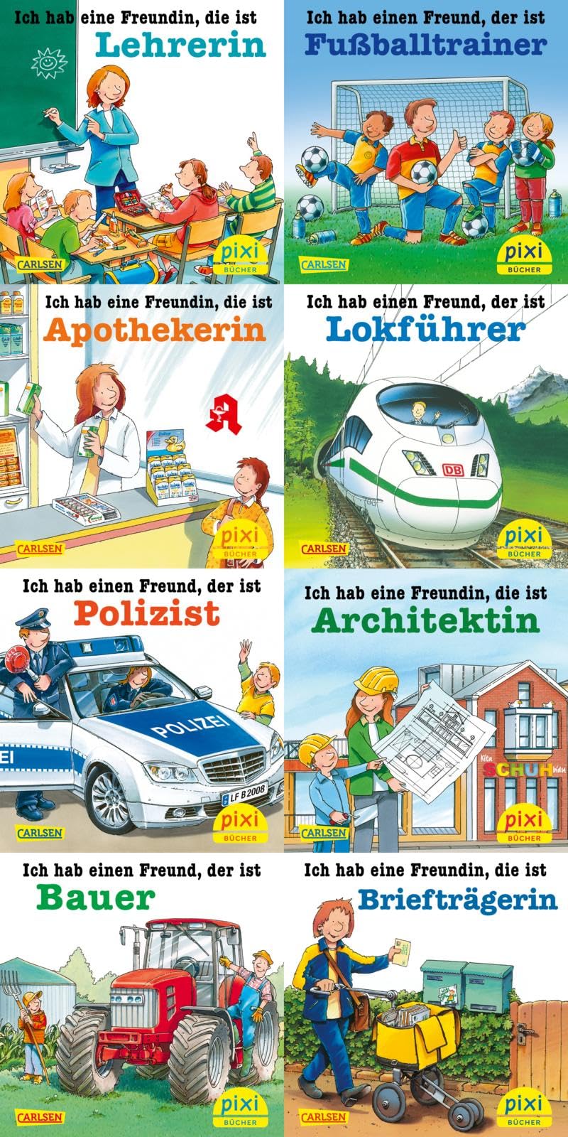 Pixi-Box 281: Tolle Berufe bei Pixi (8x8 Exemplare) (281) Non-fiction