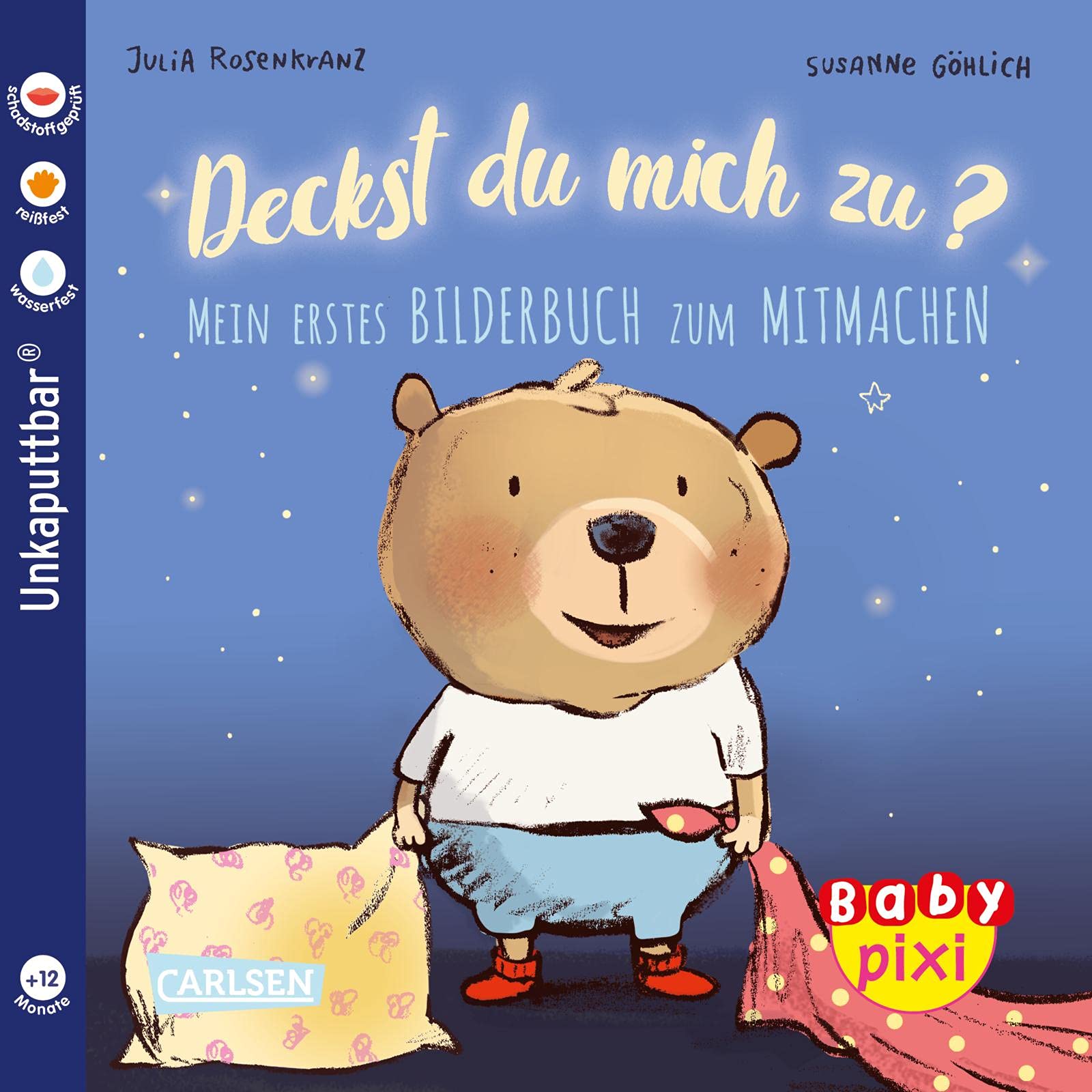 Baby Pixi (unkaputtbar) 75: VE 5 Deckst du mich zu? (5 Exemplare): Meine erstes Bilderbuch zum Mitmachen (75) Non-fiction