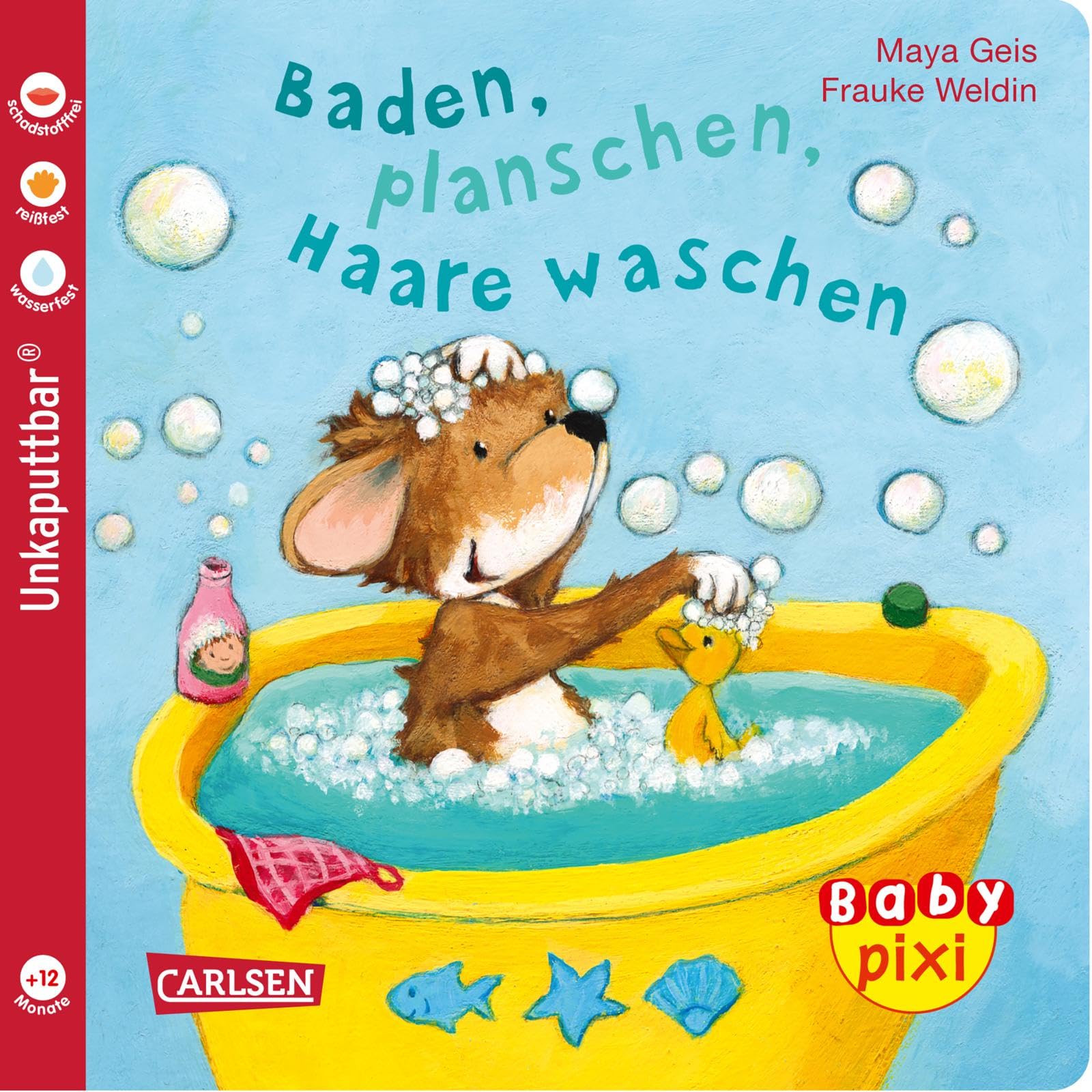Baby Pixi (unkaputtbar) 62: VE 5 Baden, planschen, Haare waschen (5 Exemplare): Ein Baby-Buch ab 12 Monaten (62) (Baby Pixi (unkaputtbar): wasserfest, schadstoffgeprüft, reißfest, Band 62) Health, Nutrition & Fitness