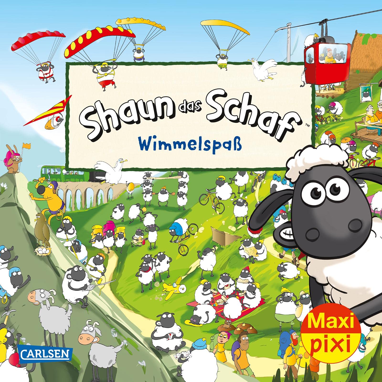 Maxi Pixi 376: VE 5: Shaun das Schaf Wimmelspaß (5 Exemplare) (376) Non-fiction