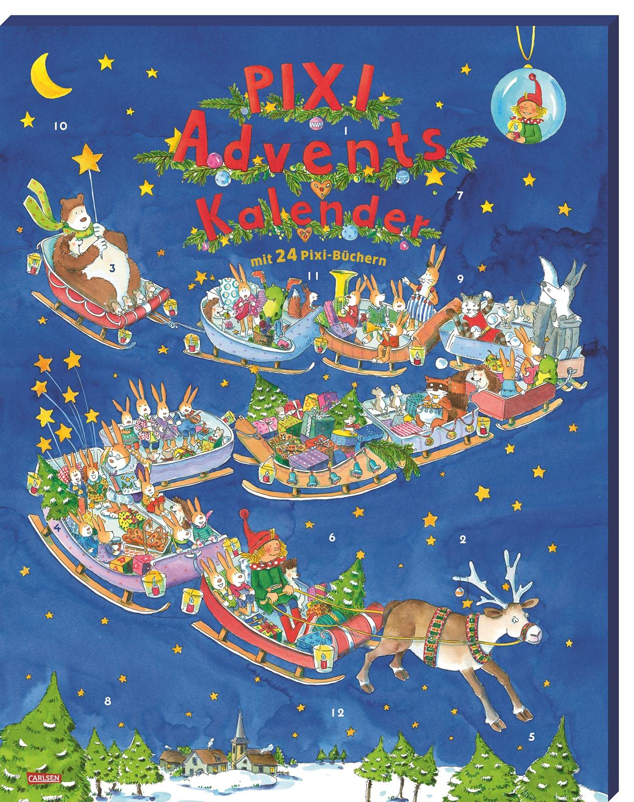 Pixi Adventskalender 2021: Mit 22 Pixi-Büchern und 2 Maxi-Pixi book