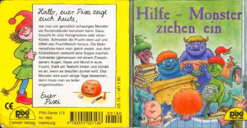 Hilfe - Monster ziehen ein (Pixi-Bücher ; Nr. 963, Serie 113 Von Monstern und Detektiven) Manga