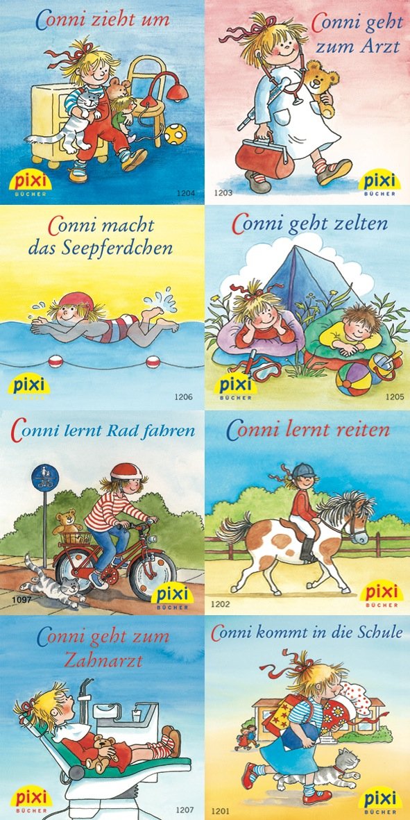 Pixi-Bücher Serie 140 Connis Abenteuer Children's books