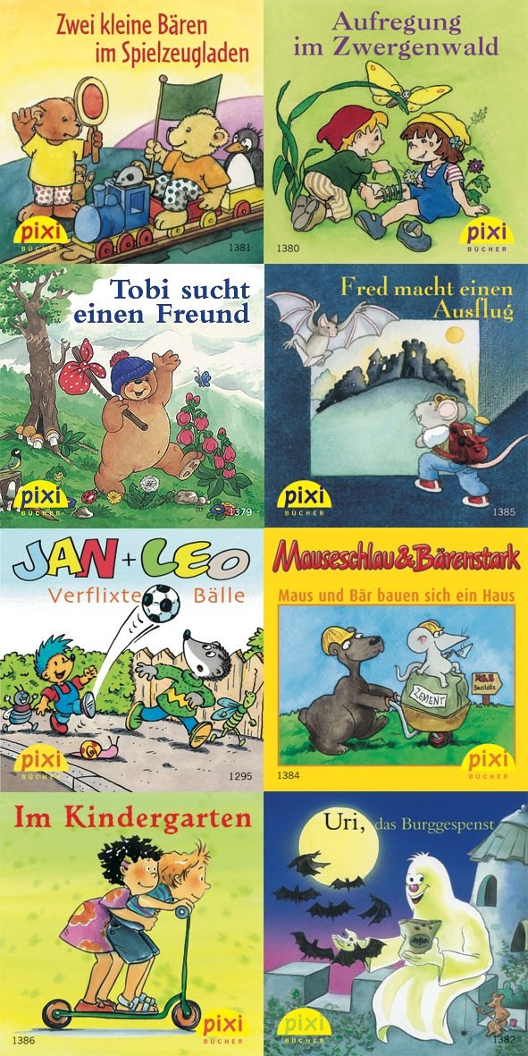 Pixi-Bücher: Pixi-Serie Nr. 155: Pixis kunterbunte Bücherkiste Children's books