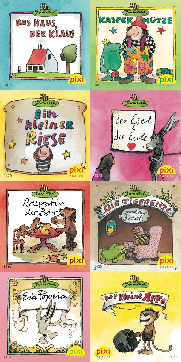 Pixi-Serie Nr. 159: Pixi gratuliert Janosch zum Geburtstag: 8 x 8 Stück (Pixi-Box) Children's books