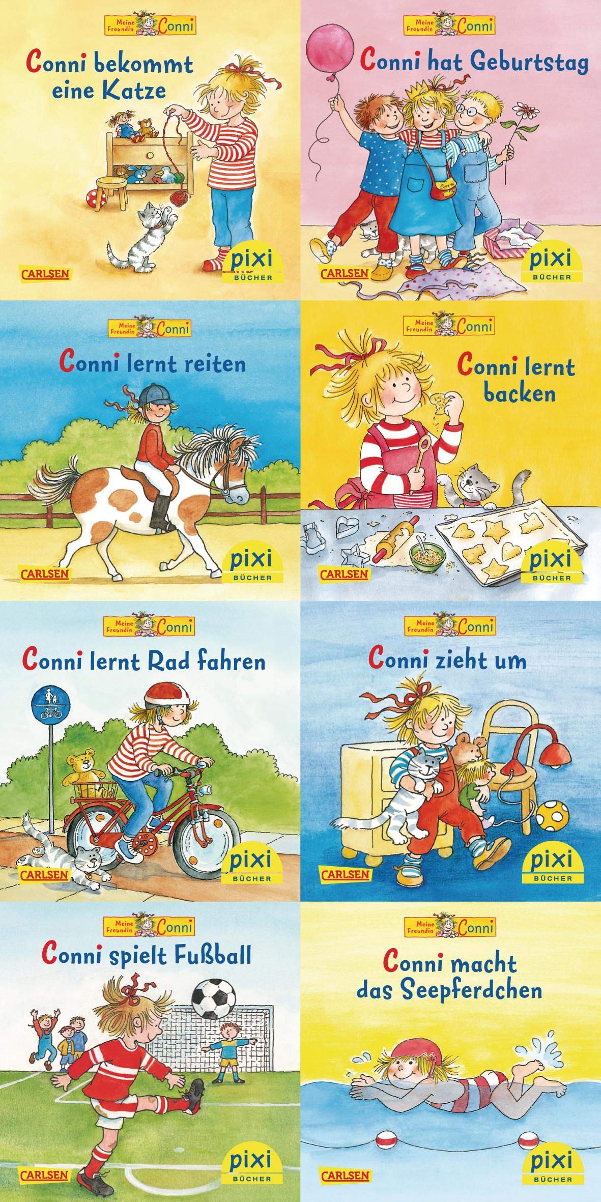 Pixi-Serie Nr. 190: Neue Abenteuer mit Conni (8x8 Exemplare) book