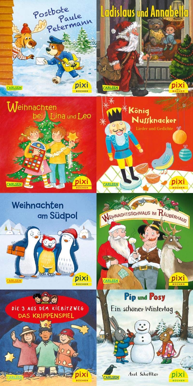 Pixi-Weihnachts-Box 34: ABC, Pixi lief im Schnee (8x8 Exemplare) book