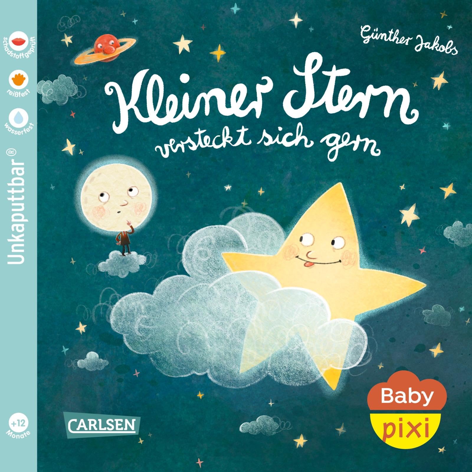 Baby Pixi (unkaputtbar) 125: Kleiner Stern versteckt sich gern: Ein Baby-Buch ab 12 Monaten (125) Non-fiction