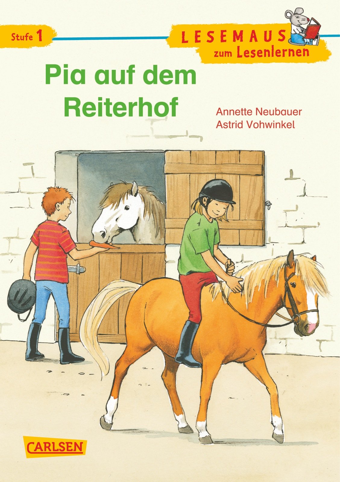 LESEMAUS zum Lesenlernen Stufe 1: Pia auf dem Reiterhof Novels & Short Stories for children